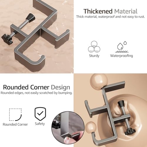 2 PCS Desk Bag Hook, Aluminum Purse Hook - Image 2