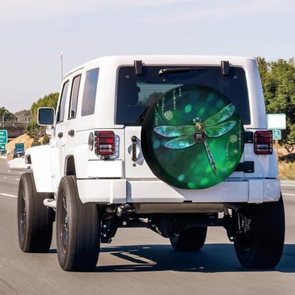 Delerain Beautiful Dragonfly Spare Tire Cover - Image 2
