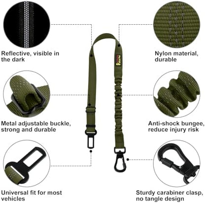 Plutus Pet Dog Seat Belt for Car, Adjustable Harness - Image 2