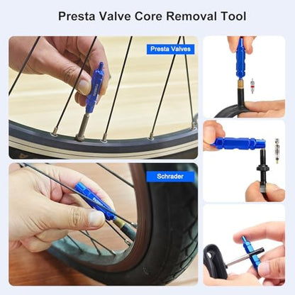 3-Piece Tire Valve Tool Kit for Presta and Schrader - Image 6