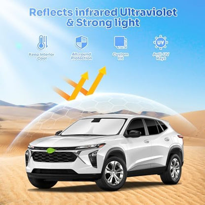 Canvcle Sunshades for 2024 2025 2026 Chevrolet/Chevy Trax Accessories - Image 2
