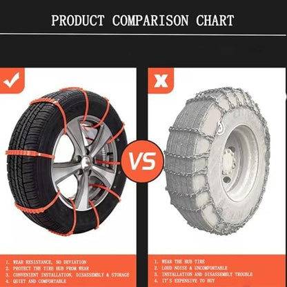 20pack Snow Tire Chains Reusable Anti-Skid Car Winter Wheels Chain Universal - Image 3