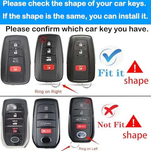 Kirsnda for Toyota Key Fob Cover, Protection Case - Image 2