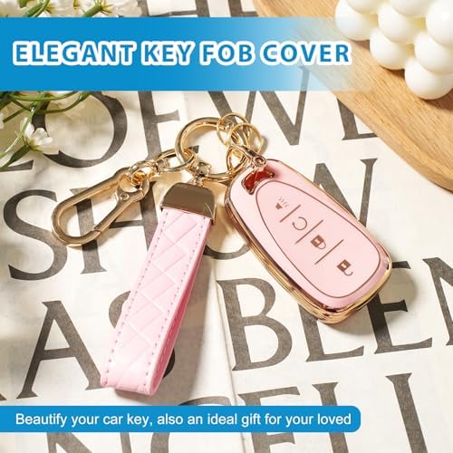Rislobx Key Fob Cover Fit for Chevy Key, Car Key Case Protector for Volt Bolt - Image 6