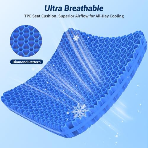 Gel Cooling Seat Cushion for Office Chair, Car Seat - Image 3