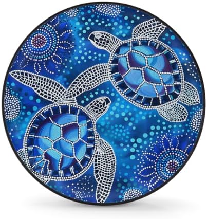 Rv Spare Tire Cover Wheel Galaxy Blue Turtle Tire Covers Wheel Protectors by FengQuGou