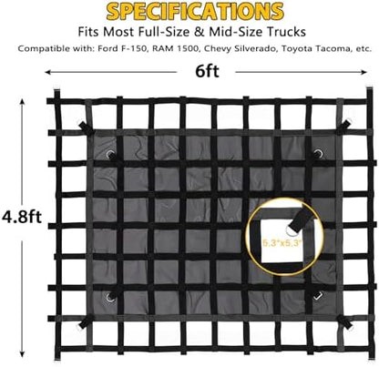 Cargo Net for Pickup Truck Bed - Image 5