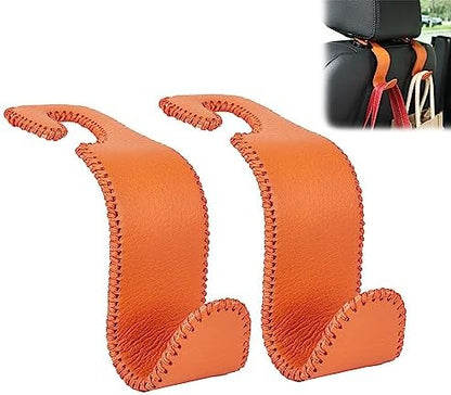 Car Seat Headrest Hook 55lb Heavy Duty Metal Hanger by Amooca