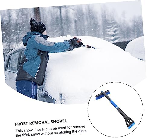 1pc Multi-Purpose Snow Removal Shovel Tool Telescopic Snow Brush Ice Scraper - Image 3