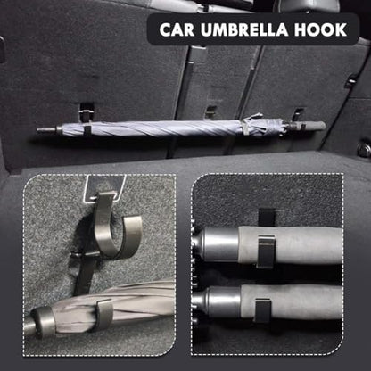 2pcs Cars Umbrella Hook, No Drilling Multifunctional Universal Umbrella Holder - Image 5