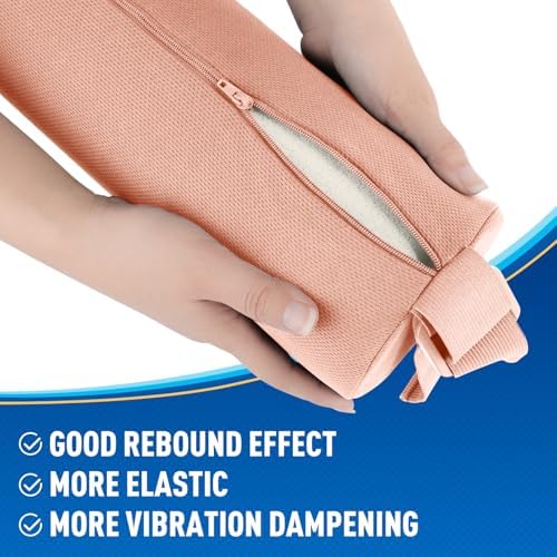CushZone Lumbar Roll Support Pillow, Memory Foam Back Cushion - Image 3