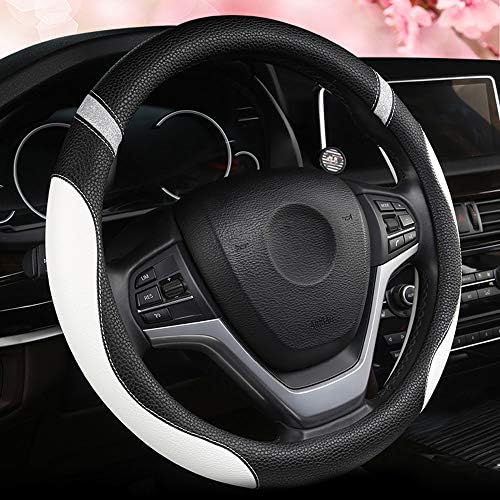 Steering Wheel Cover for Women Leather Universal Steering Wheel Cover for Car by Cxtiy