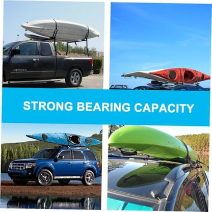 2 Pcs J Shaped Kayak Roof Rack for Car SUV Truck Crossbar Mount - Image 3