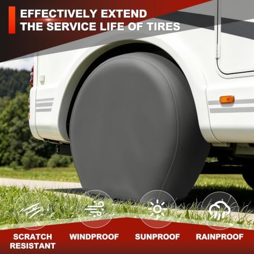 Explore Land Tire Covers 2 Pack Fit Tire Diameters 35-38.75 inch - Image 4