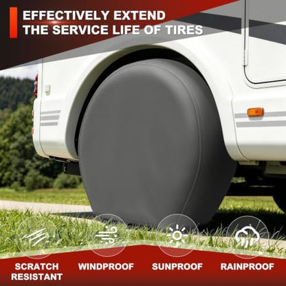 Explore Land Tire Covers 4 Pack Fit Tire Diameters 39-42 inch - Image 6