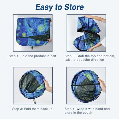 Car Windshield Sun Shade Reflective UV Foldable Front Sunshade - Image 7