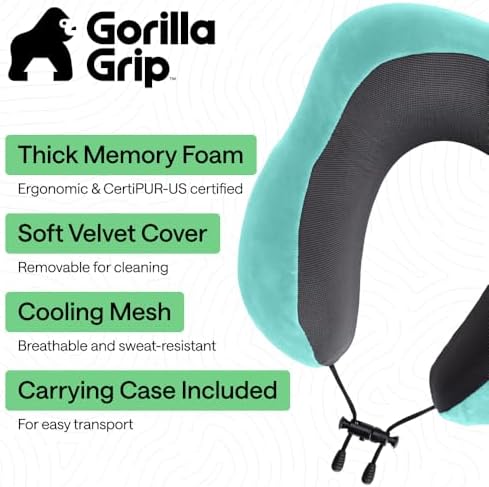 GORILLA GRIP Travel Neck Pillow - Image 2