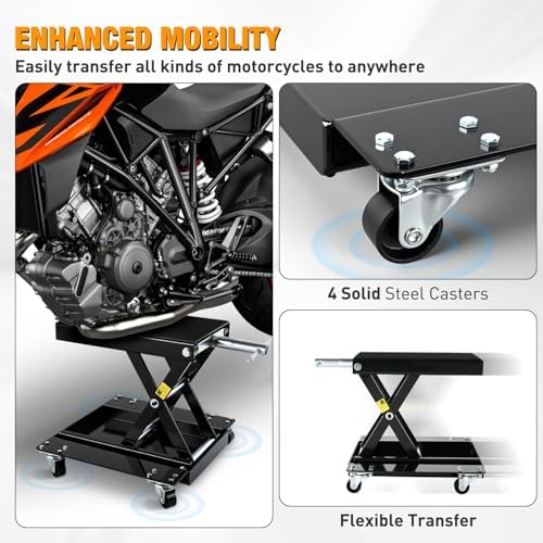 Nilight Motorcycle Lift 1100 LBS ATV Scissor Lift Jacks - Image 4