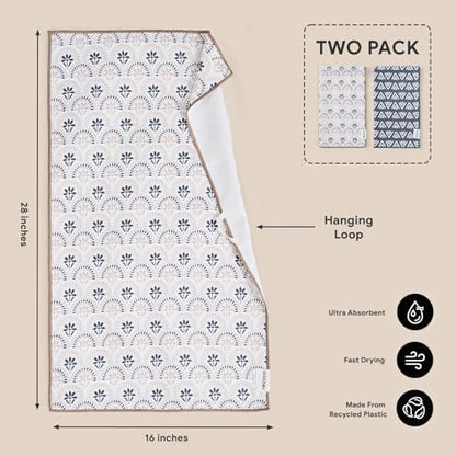 RECYCO Waffle Kitchen Towel Set of 2 - Image 6