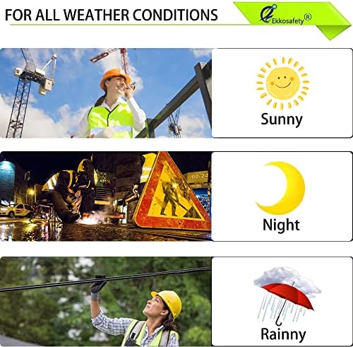 Reflective Mesh Safety Vest for Men Women - Image 7