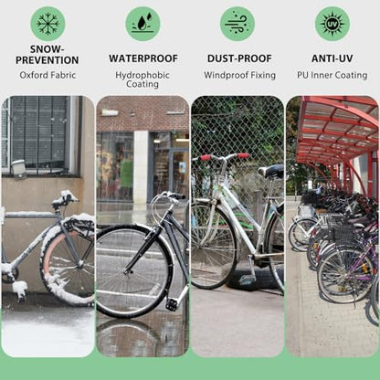 Topcrown Bike Cover Waterproof Outdoor Storage Bicycle Cover - Image 6