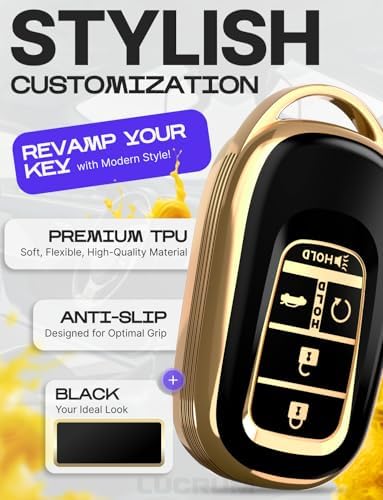 Lucrum Compatible with Honda Key Fob Cover & Keychain - Image 3