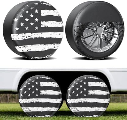 Moonet PVC Leather Tire Cover, Universal Fit 24-26" by Moonet