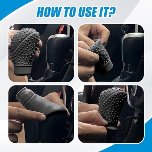 Car Gear Shift Knob Cover, Gear Shift Knob Cover Car Protect Accessories - Image 4