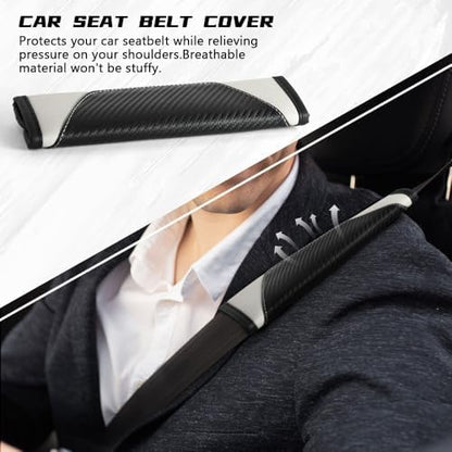 2PCS Car Seat Belt Cover Pads, Seatbelt Shoulder Cushion - Image 6
