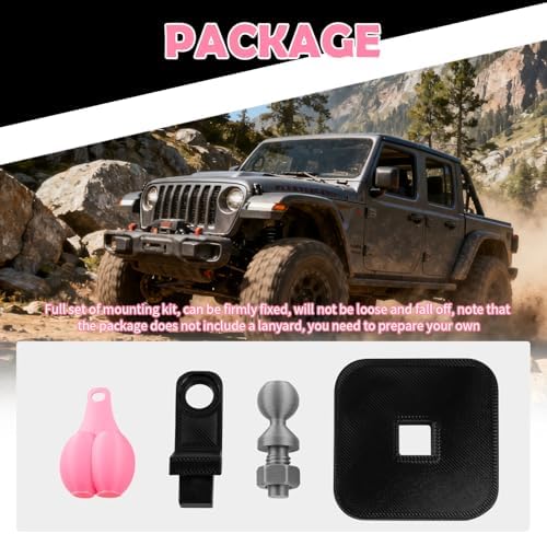 Funny Mini Trailer Hitch Ball Cover, Novelty Humorous Mini Hitch Ball Joke Tiny - Image 7