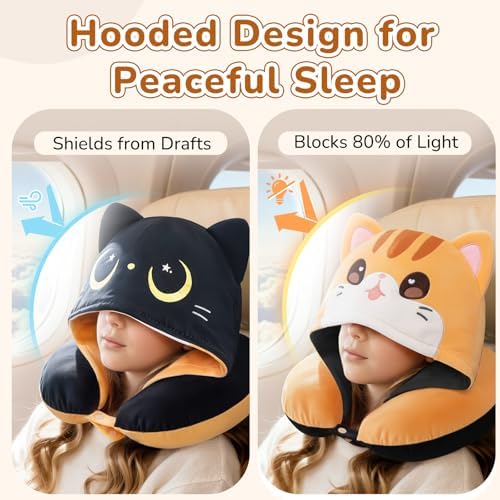 Mewaii Kids Travel Neck Pillow, Airplane Pillow - Image 5