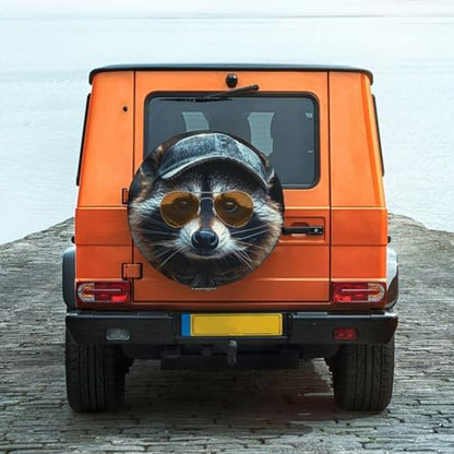 Funny Raccoon Spare Tire Cover Raccoon Wheel Protector - Image 6