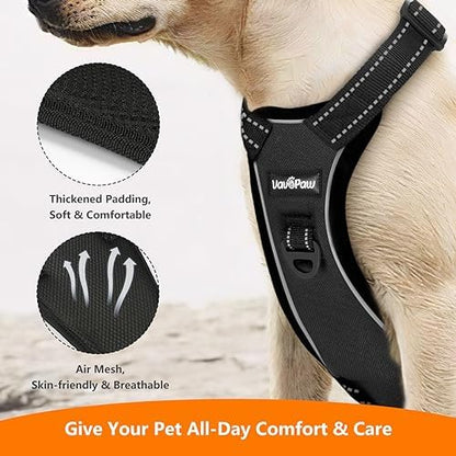 VavoPaw Dog Car Belt, Dog Harness Reflective Strip & Adjustable Buckle - Image 3