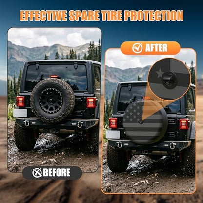 Moonet 32" Tire Cover for Jeep Wrangler JL - Image 3