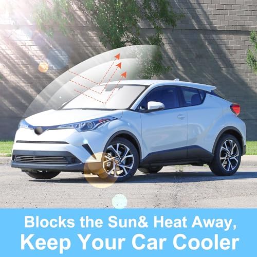 Windshield Sun Shade for for 2018-2023 Toyota CHR Accessories - Image 6
