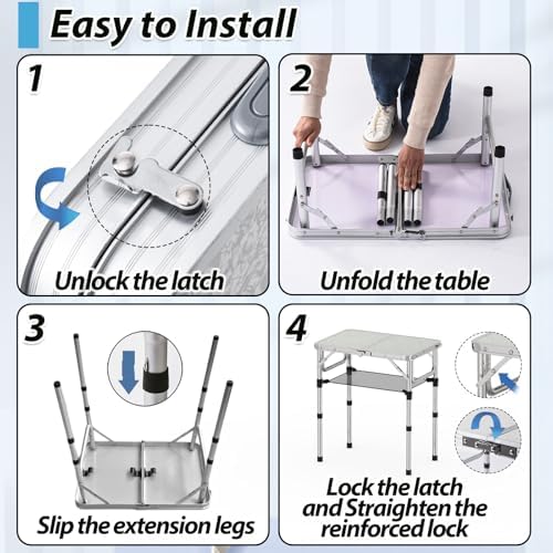 YihuiKo Small Folding Table - Image 6