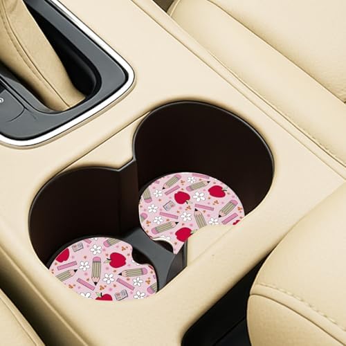 Ceramic Car Coasters – Absorbent Car Cup Holder Coaster Set - Image 7