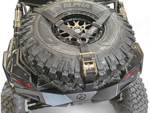 Y Spare Tire Strap – Heavy Duty 2” Wide Strap, XL Ratchet Tie Down - Image 7