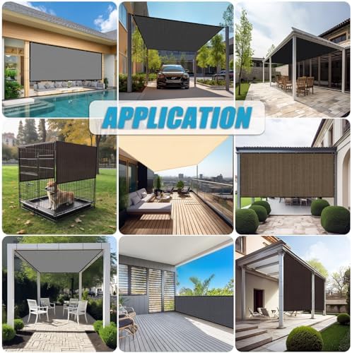 Amagenix 90% Shade Fabric 13'X 21' Sand Sun Shade Cloth - Image 6