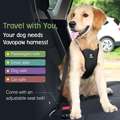 VavoPaw Dog Seat Belt Vest Harness - Image 2