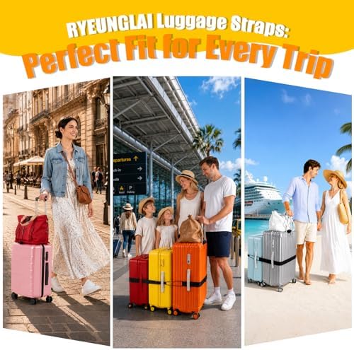 Luggage Straps Suitcases, Adjustable 3 PCS Storage Bag - Image 6