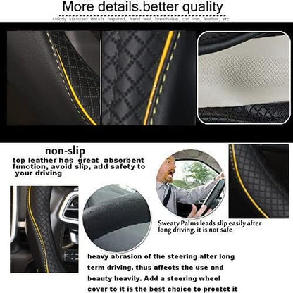 Gomass Car Steering Wheel Cover, Breathable, Heavy Duty, Full Surround - Image 6