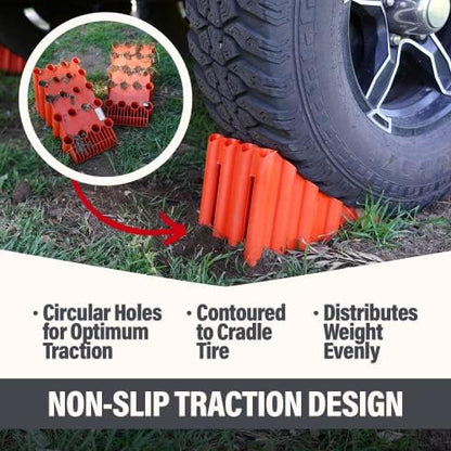 SECURITYMAN Wheel Chocks | Trailer Chocks | Tire Chocks Durable, Solid Wheel - Image 6