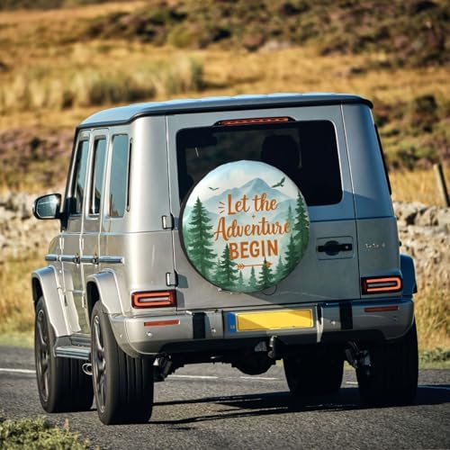 Adventure Spare Tire Cover Weatherproof Wheel Protectors Universal Wheel Covers - Image 7