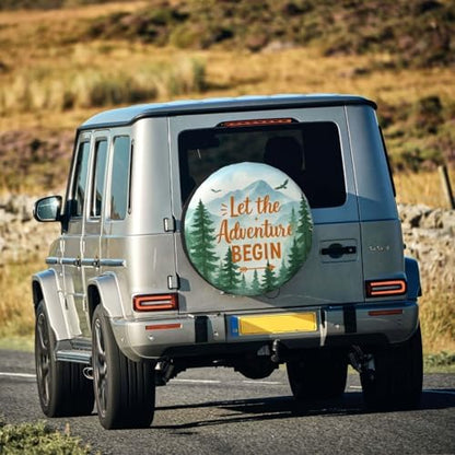 Adventure Spare Tire Cover Weatherproof Wheel Protectors Universal Wheel Covers - Image 7