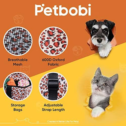 Petbobi Dog Car Seat for Small Dogs and Cats up to 15 lbs, Portable Booster - Image 6
