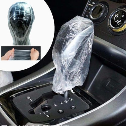 100 PCS Universal Car Disposable Handbrake Cover, Auto Handbrake Protection - Image 2