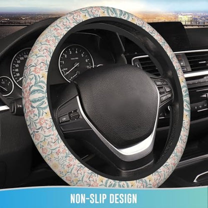 Elastic Steering Wheel Cover, 15 Inch Absorbing Sweat - Image 2