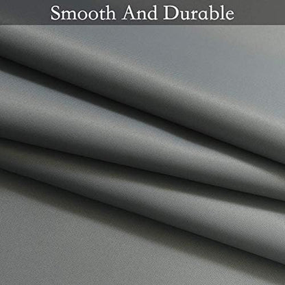SimpleHome Ombre Grey to Grey White Curtains - Image 7