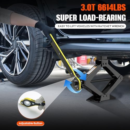 Scissor Jack 3 Ton Universal, Portable Car Lift Jack 3 Ton - Image 3